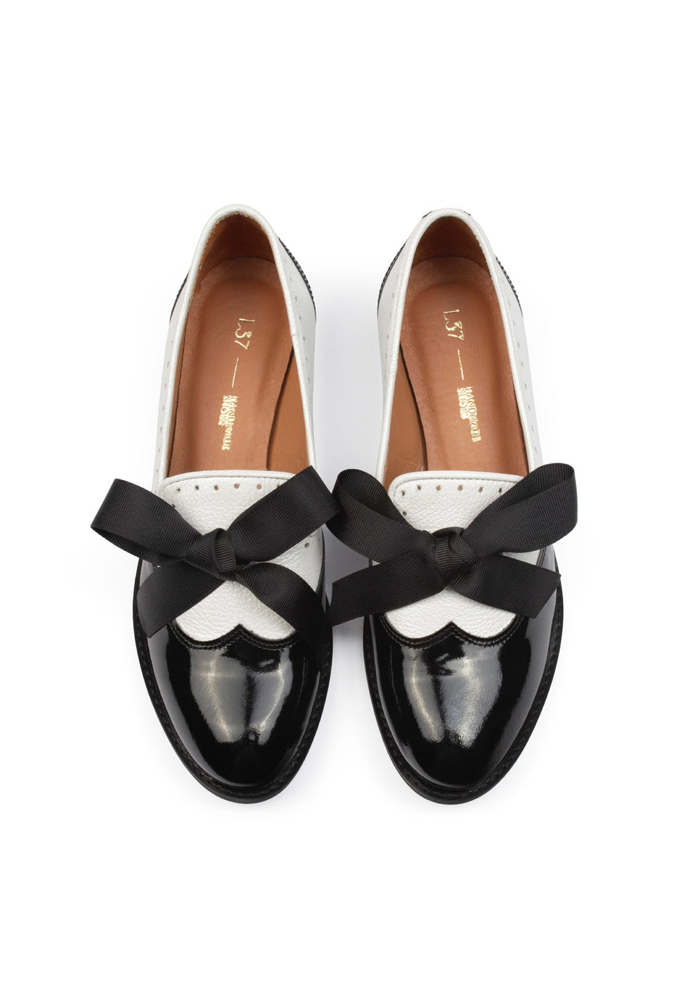 Mocasines Mouse World - Blanco Y Negro