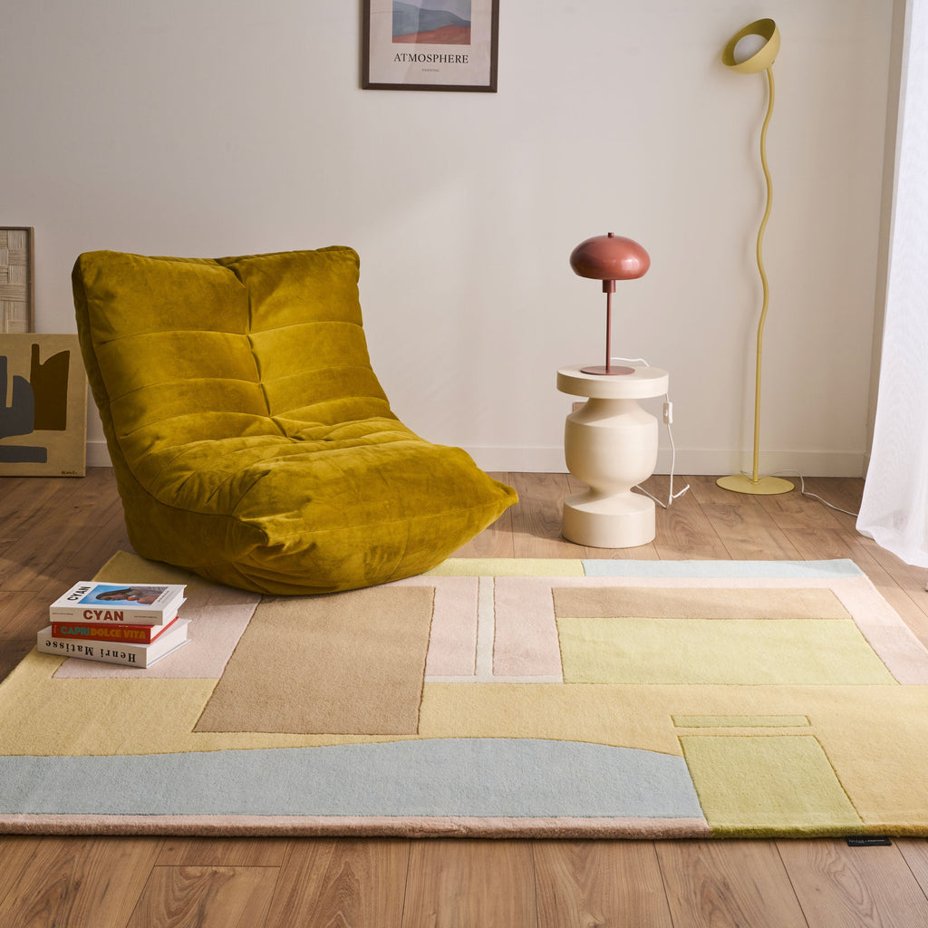 Soft Rayon – Wool rug in pastel shades Soft Rayon