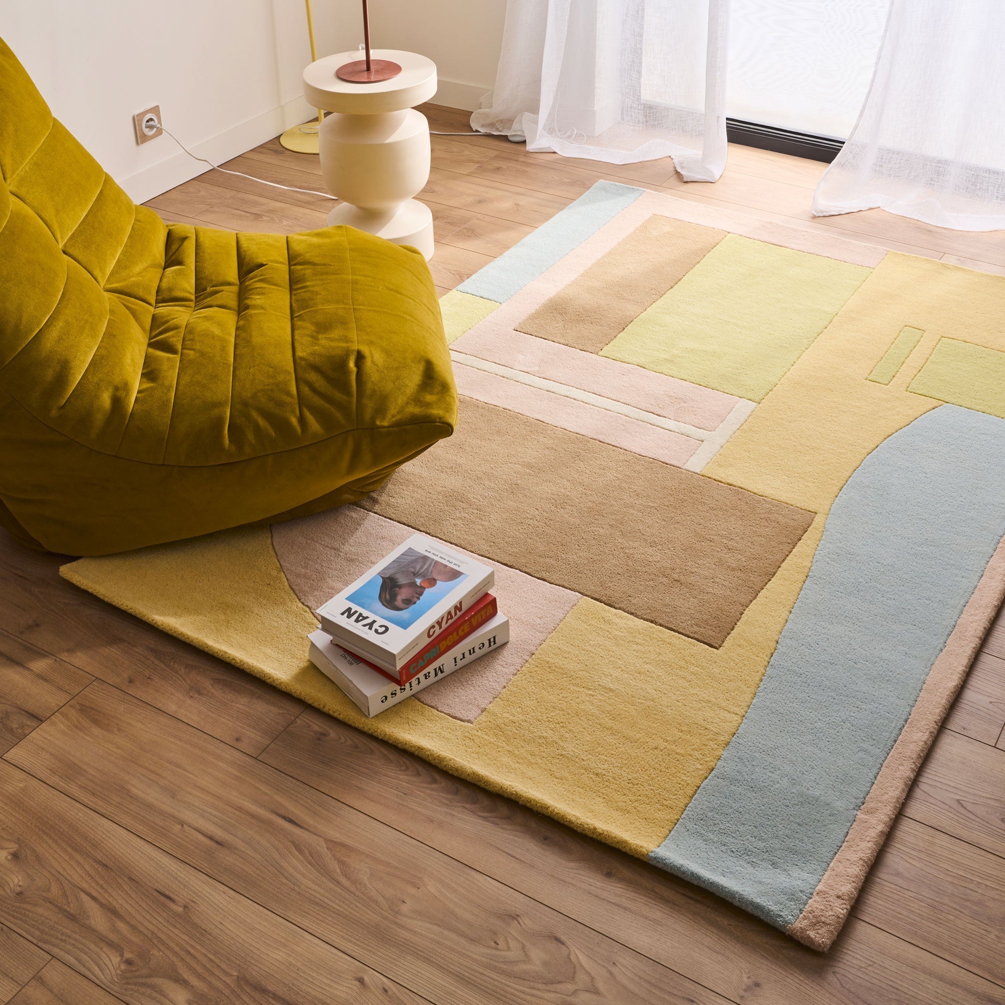 Soft Rayon – Wool rug in pastel shades Soft Rayon