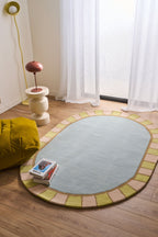 Soft Rayon – Pastel-hued wool rug Soft Rayon