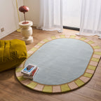 Soft Rayon – Pastel-hued wool rug Soft Rayon