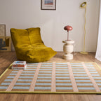 Rayon tendre – Tapis en laine moderne multicolore Rayon tendre