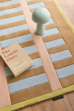 Rayon tendre – Tapis en laine moderne multicolore Rayon tendre