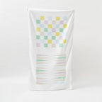 Microfiber Games Towel - White Background Print