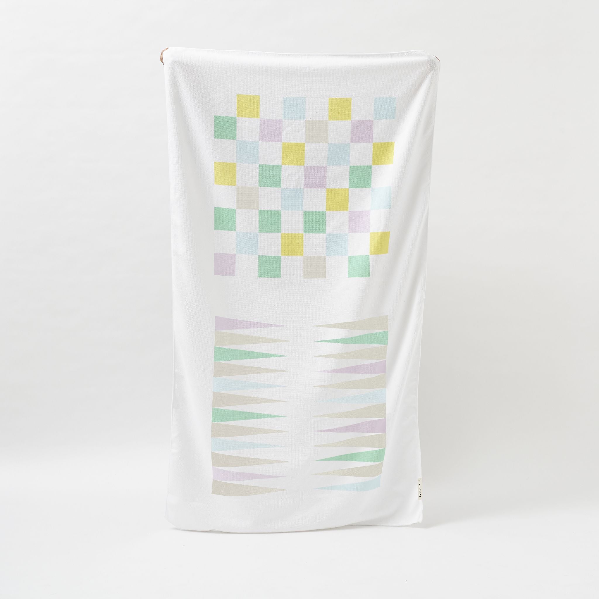 Microfiber Games Towel - White Background Print