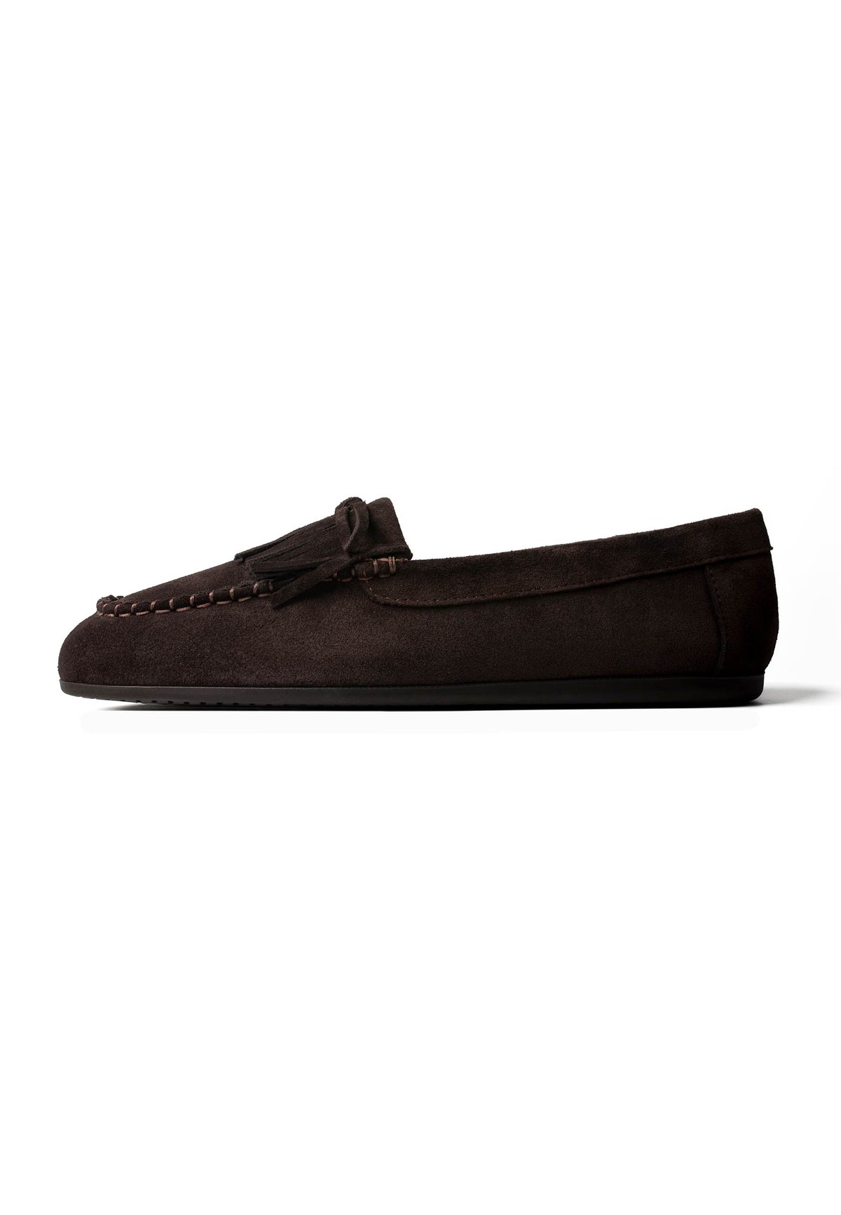 The Way Light Falls Ballerina Flats - Dark Brown