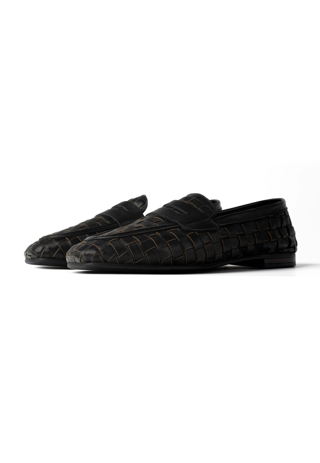 Walking Under Golden Skies Loafers - Black