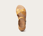 Sandales Pac Compensé - Velours Ecureuil &
Naturel - Femme