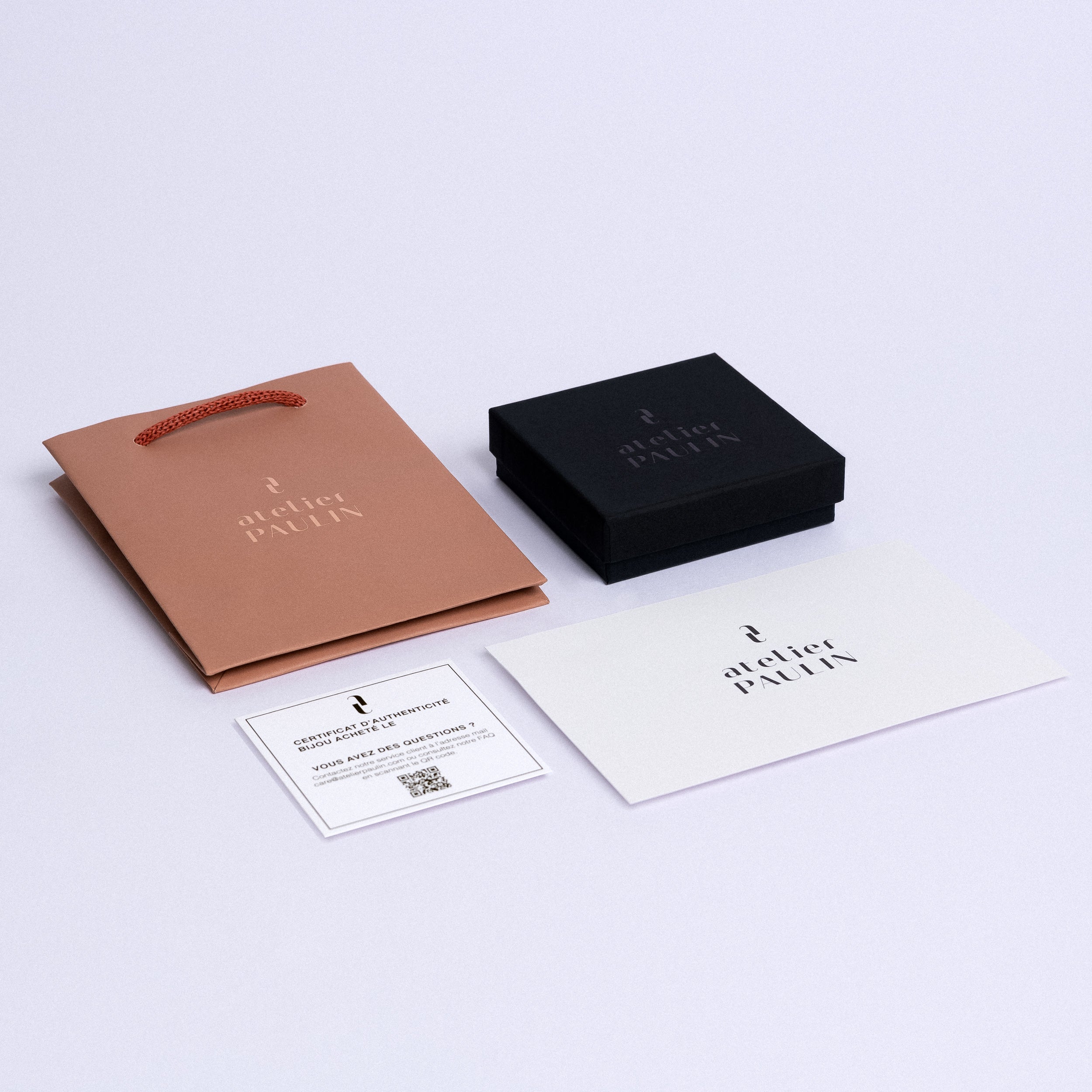 Elegant packaging of the Atelier Paulin bracelet with box