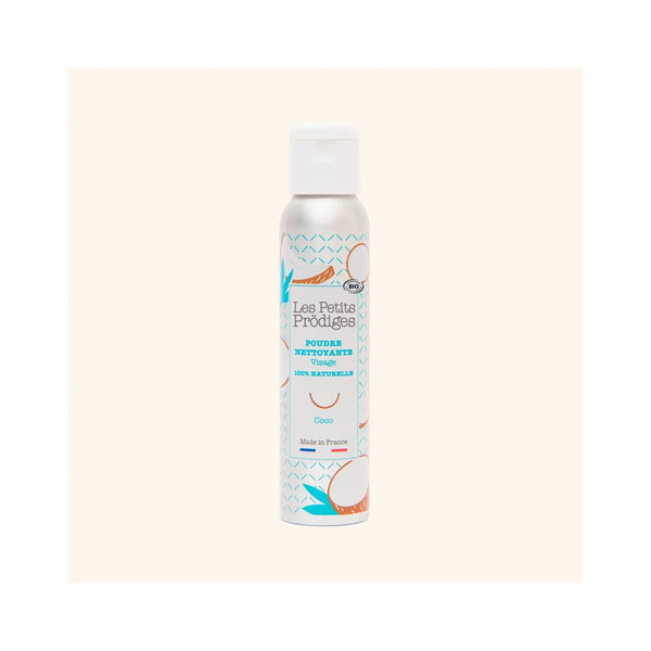 Polvo limpiador facial de espuma aireada de coco orgánico