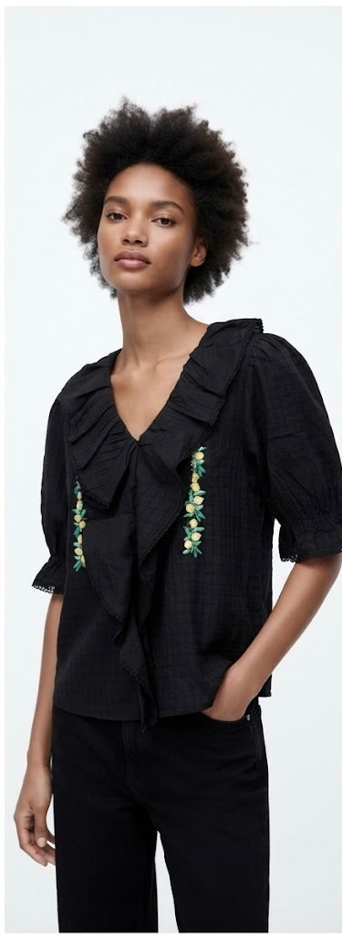 Blusa Panis - Negro