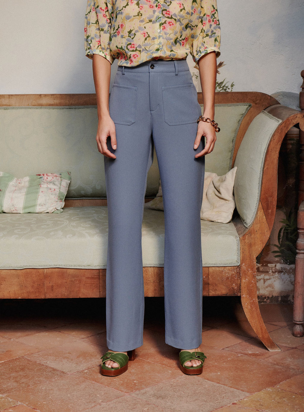 Pantalones Petra - Acero