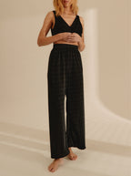 Black Glitter Pants