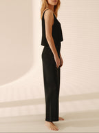 Black Glitter Pants