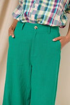 Victorine Pants - Turquoise