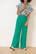 Victorine Pants - Turquoise