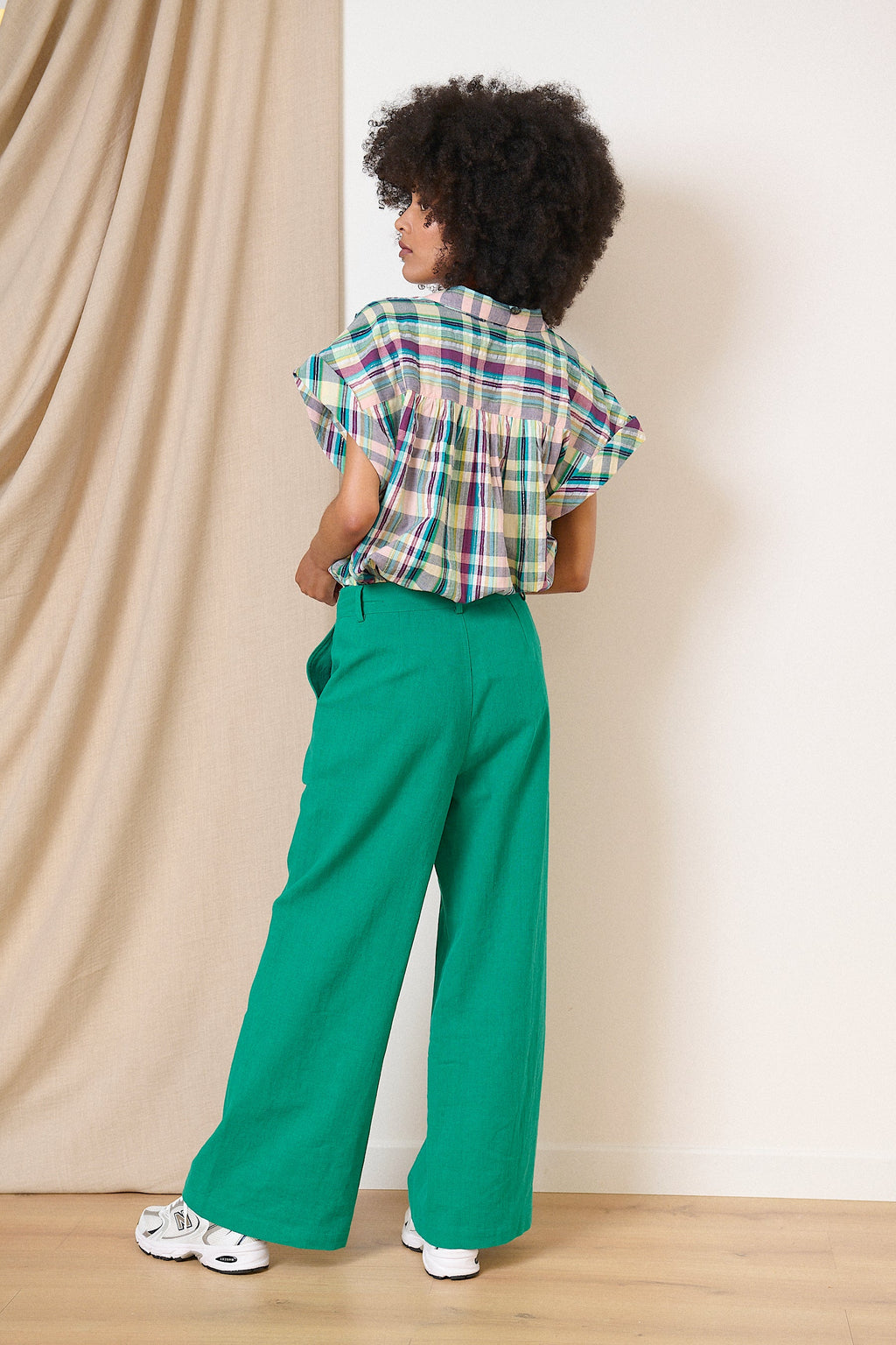Victorine Pants - Turquoise