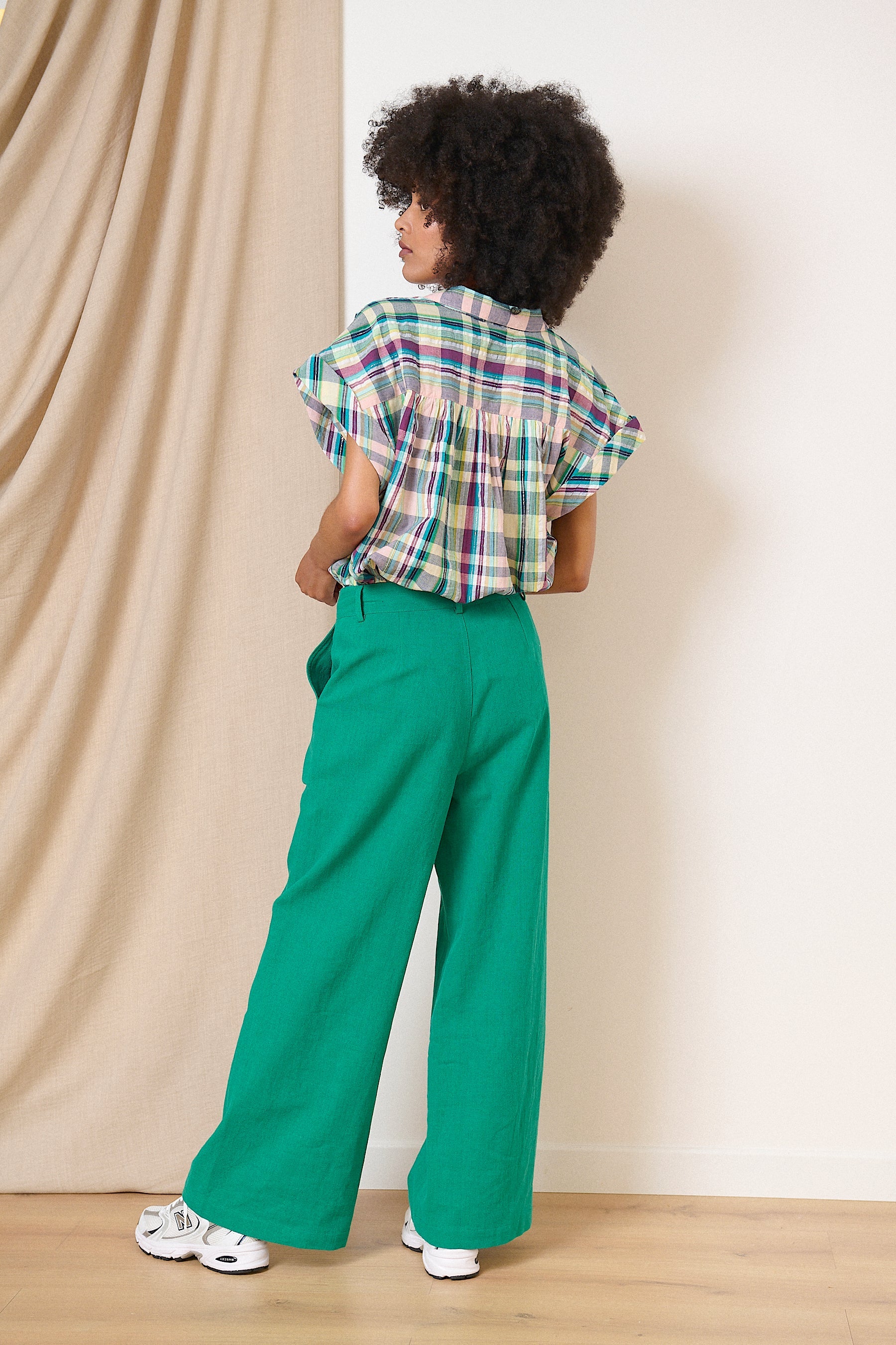 Victorine Pants - Turquoise