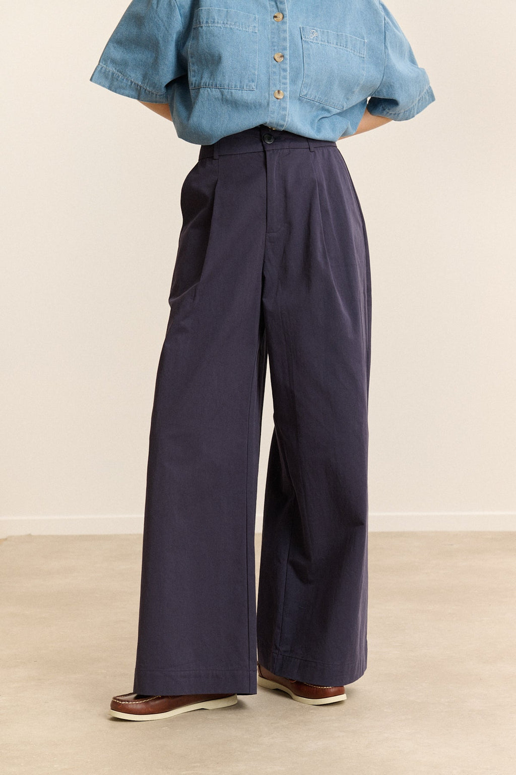 Pantalon Voltaire - Marine