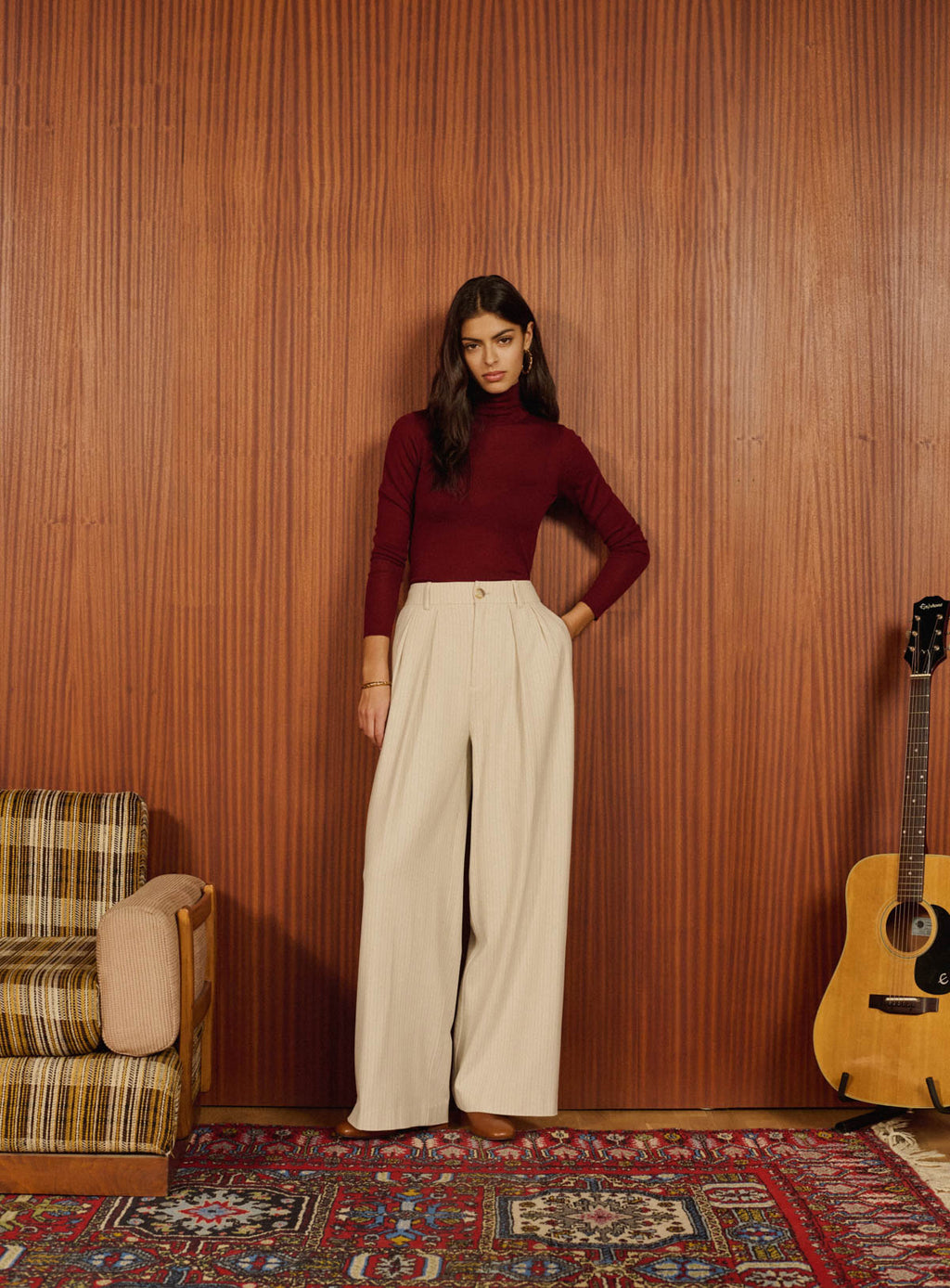 Pantalones Paros - Crema
