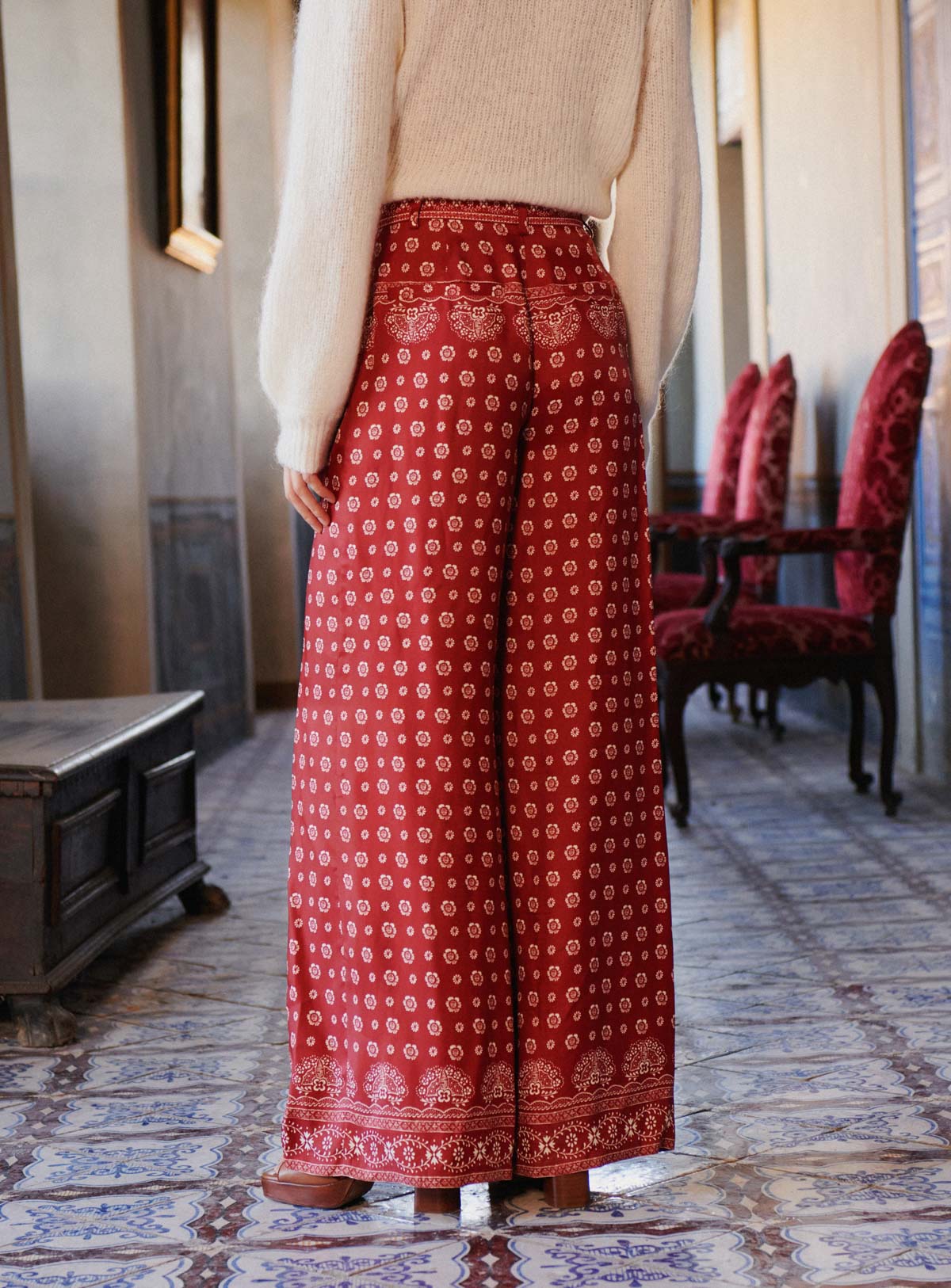 Pantalón Pauline - Burdeos