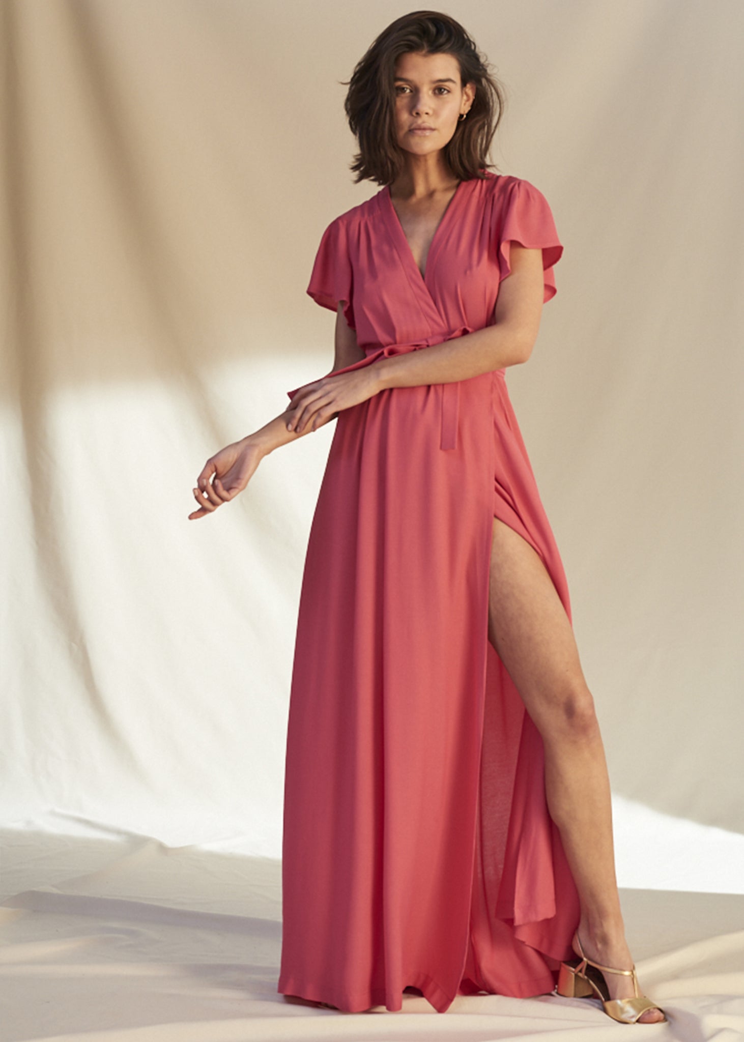 Paola Coral Dress