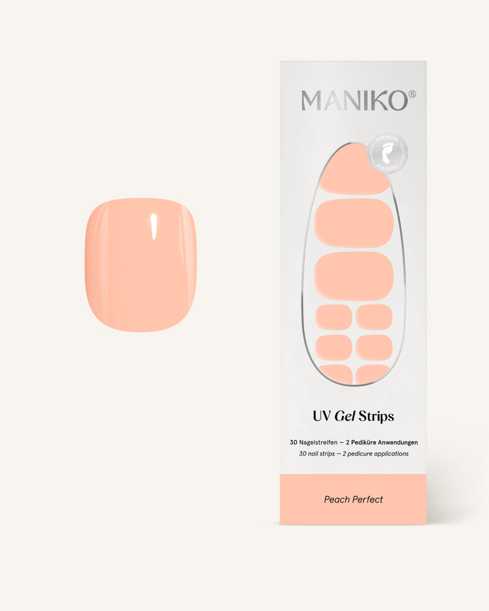 Pedicura UV Peach Perfect