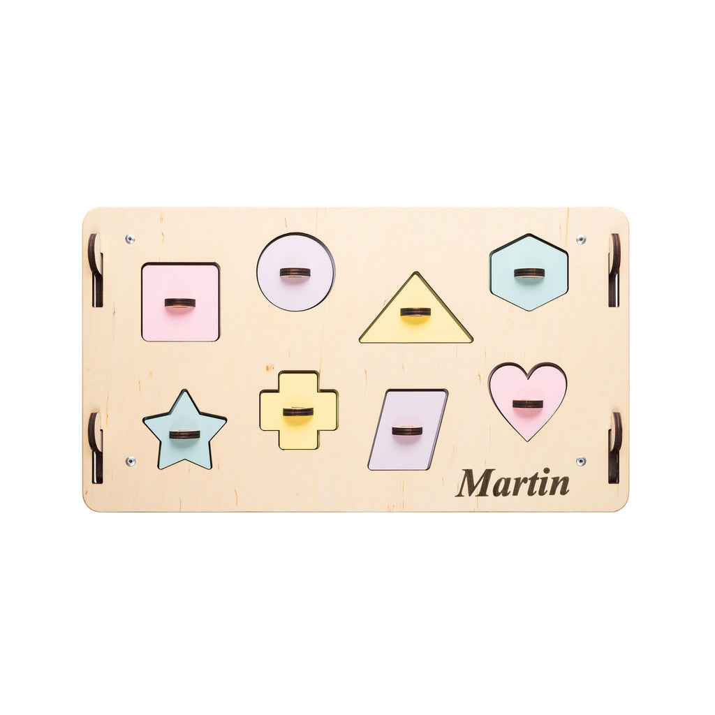 Busy Board Maisonnette Éducative En Bois – Natura