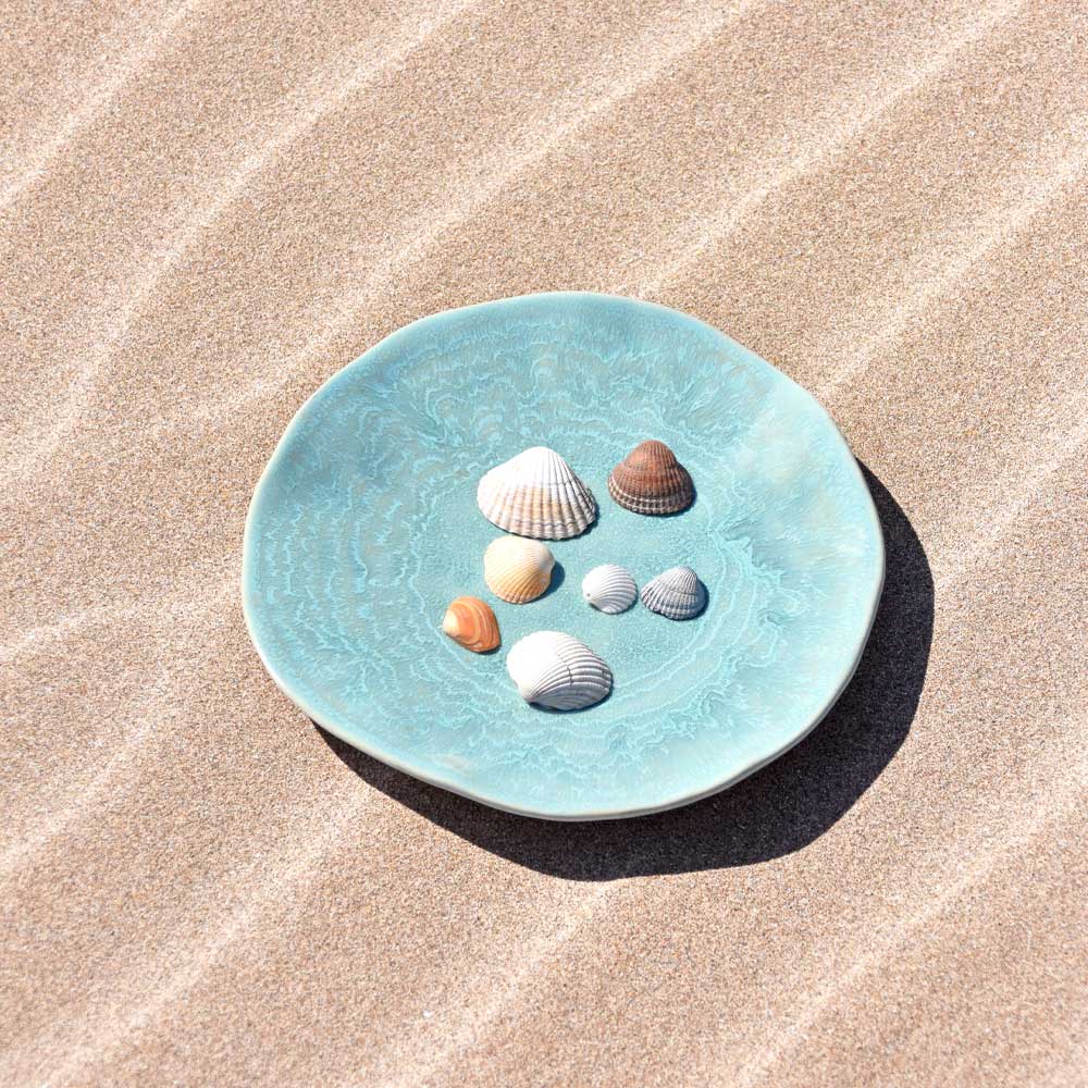 Small Onda Plate | Water Green