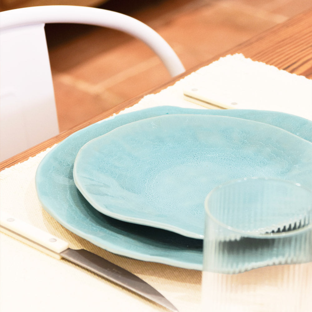 Small Onda Plate | Water Green