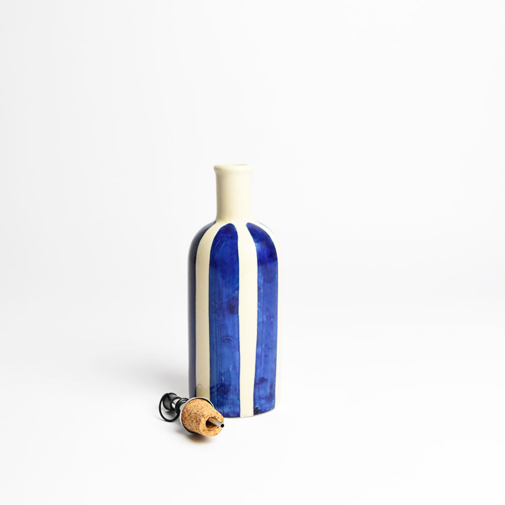 Small Oil Bottle | Blue Linhas