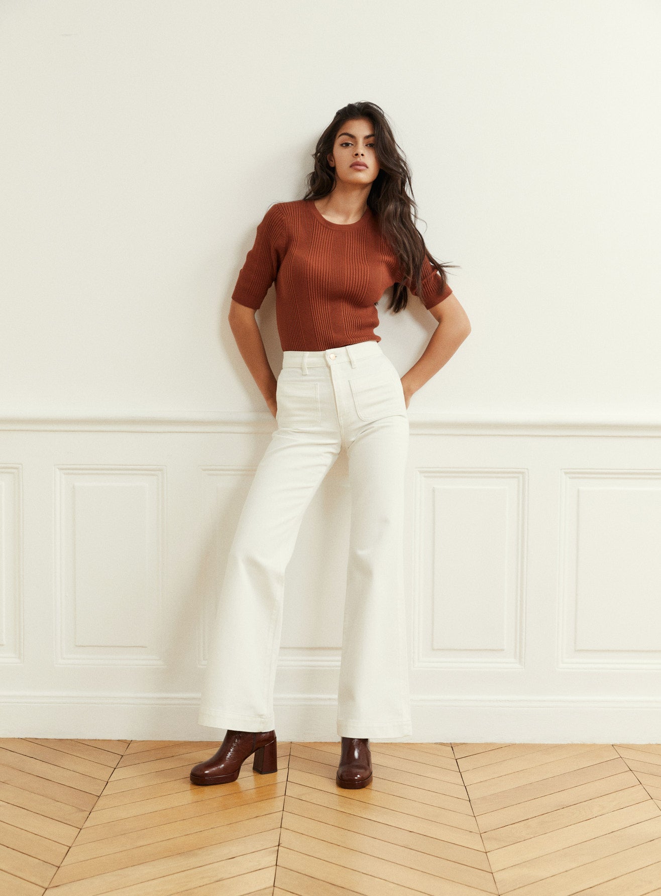 JEANS PETRA BLANCO EVASE PETITE MENDIGOTE