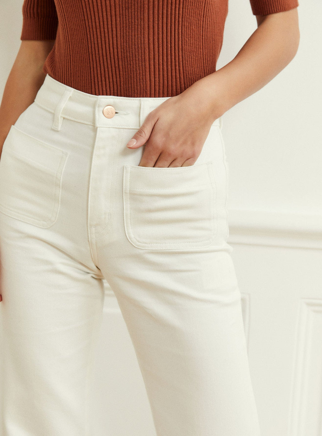 JEANS PETRA BLANCO EVASE PETITE MENDIGOTE