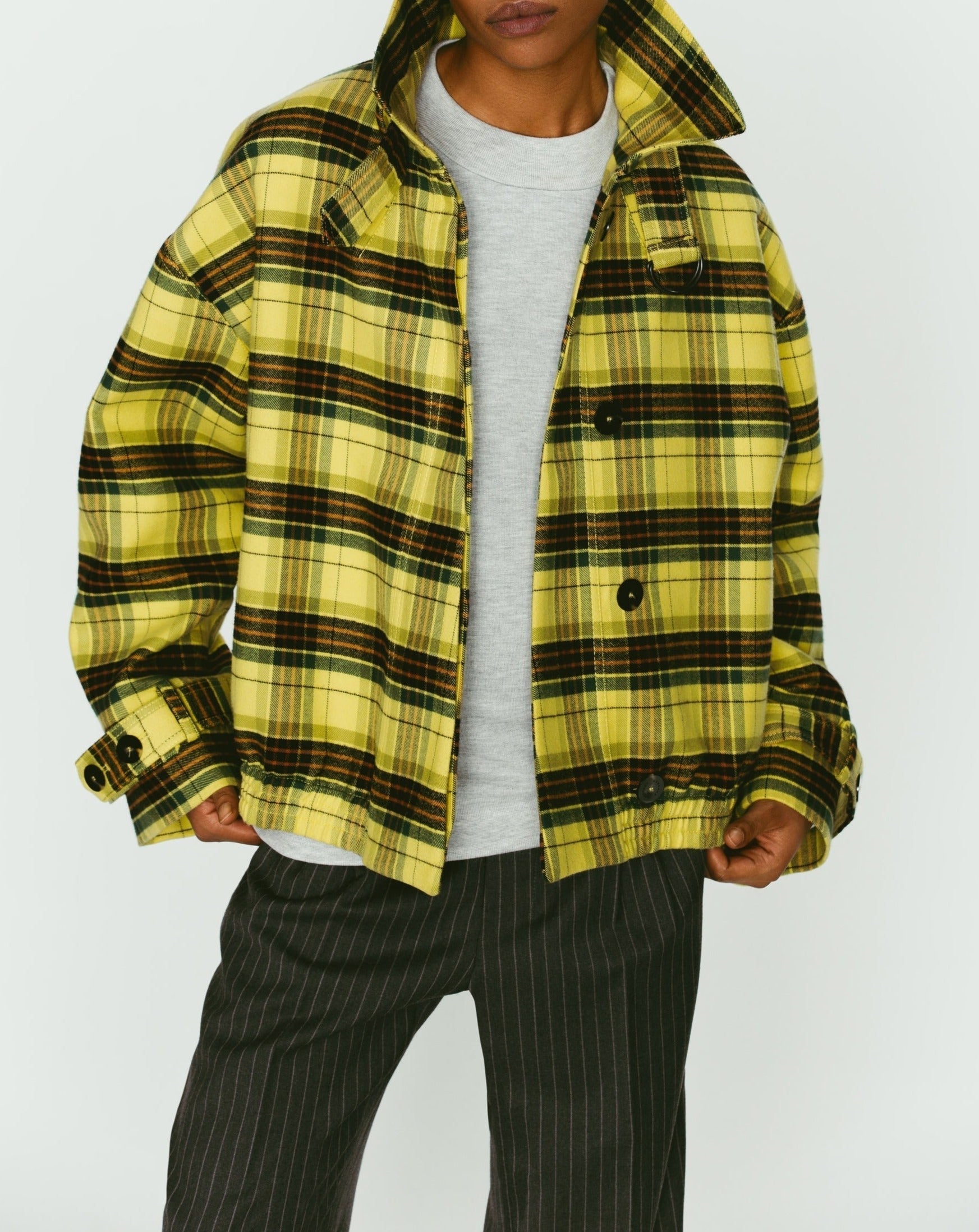 Margaux Lonnberg - Margaux Lonnberg - Veste Conrad - Yellow Check