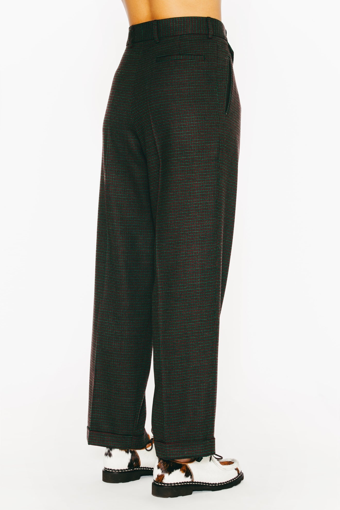 Margaux Lonnberg - Margaux Lonnberg - Pantalon Lucky - Rouge Ã€ Carreaux
