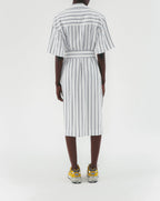 Robe Hally - White Stripes