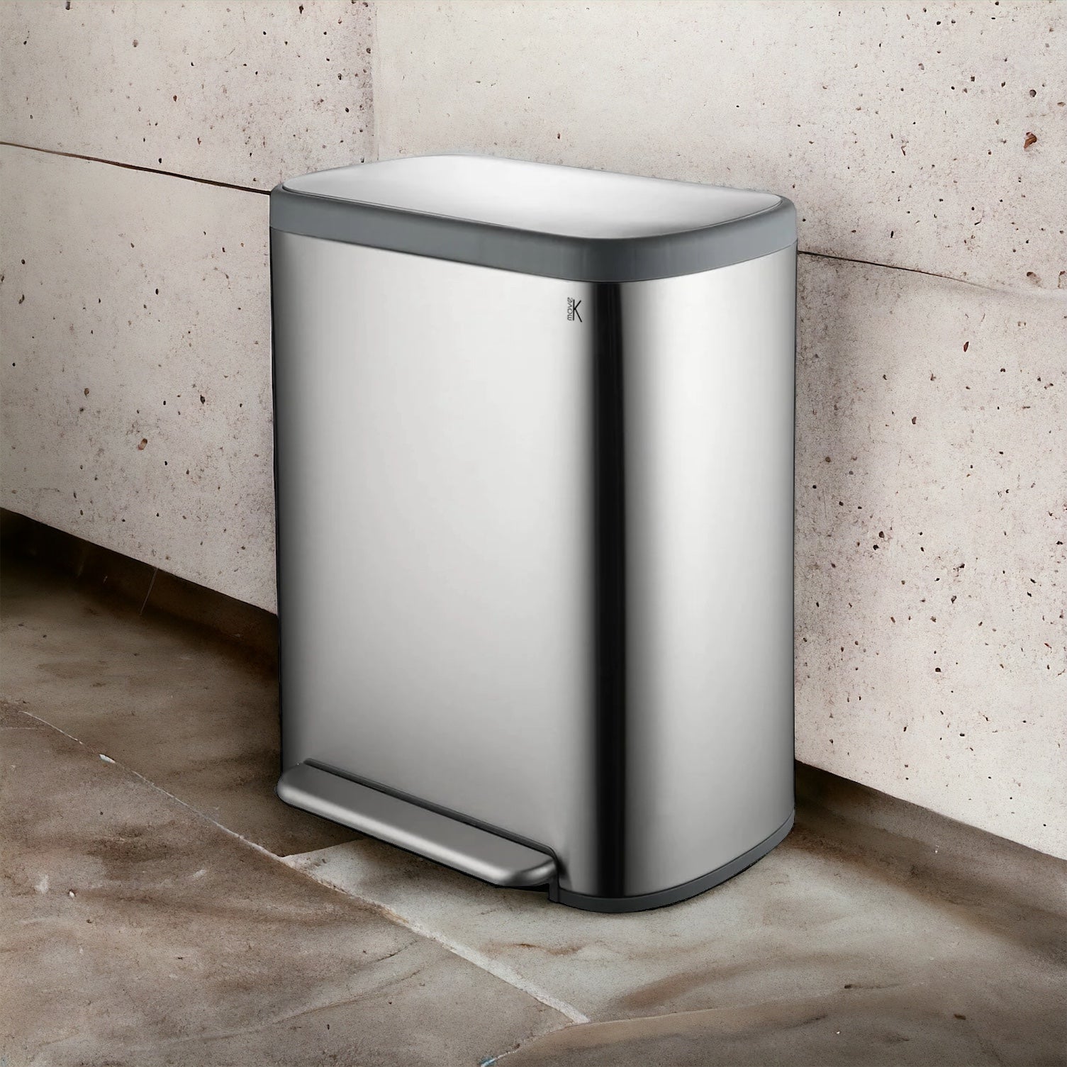 Empire 60L Selective Sorting Bin - Stainless Steel