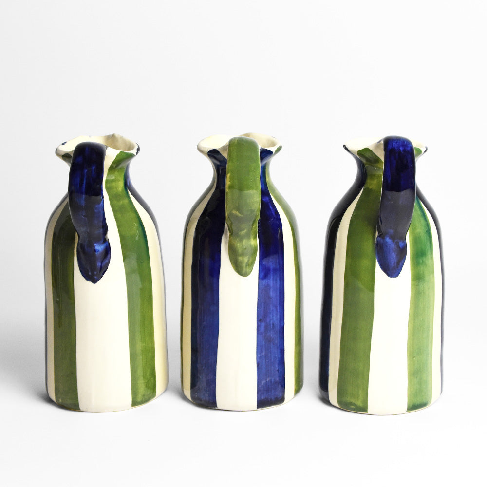 Pichet - Bleu & Vert Linhas