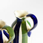 Pichet - Bleu & Vert Linhas