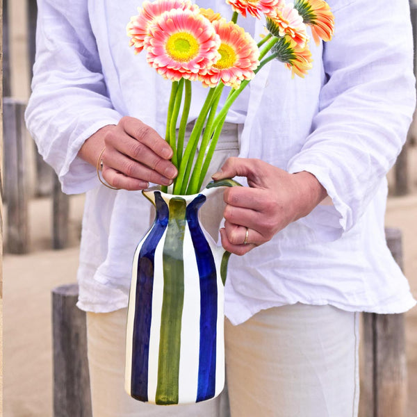 Pitcher - Linhas Blue & Green