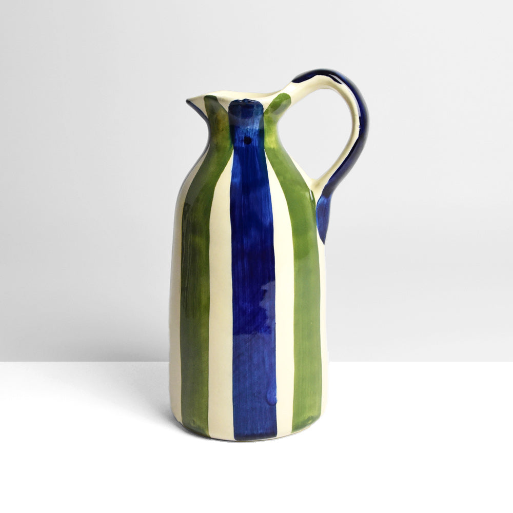 Pichet - Bleu & Vert Linhas