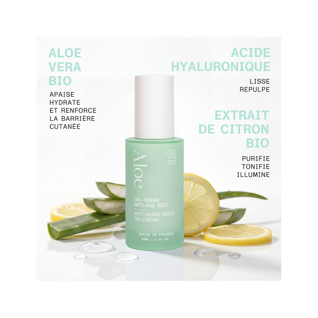Gel-Crème Anti-Âge Nuit BIO