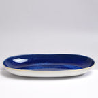 Plat De Service L - Bleu Odyssée