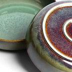 Plat De Service Rond - Vert Rivage