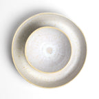 Plat De Service Rond - Blanc Audacieux