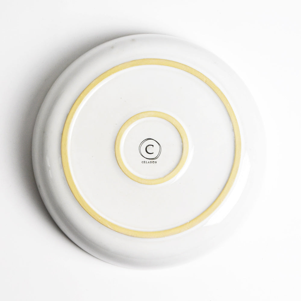 Plat De Service Rond - Bleu Odyssée