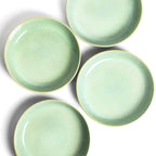 Plat De Service Rond - Vert Audacieux