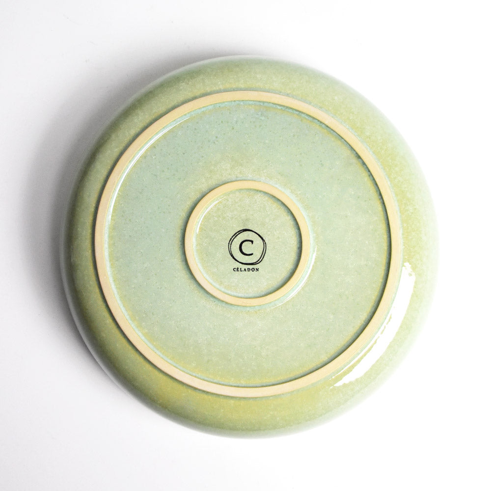 Plat De Service Rond - Vert Audacieux