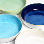 Plat De Service Rond - Bleu Água