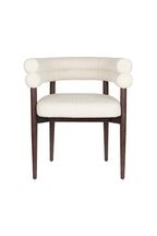 Sela - Dining Chair - Fabric - White/Off-White